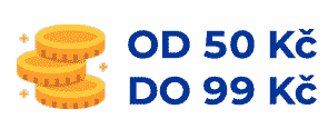 Od 50 Kč do 99 Kč