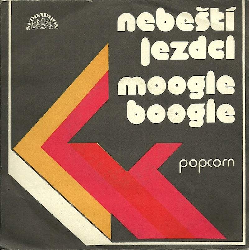 Skupina Popcorn - Nebeští Jezdci / Moogie Boogie - SP / Vinyl
