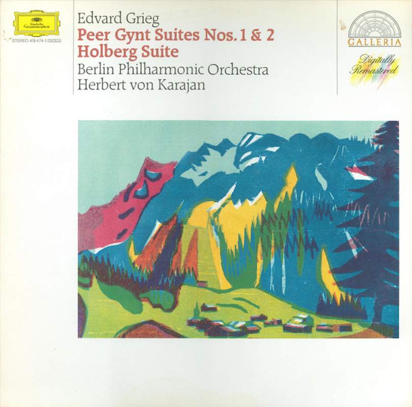 Edvard Grieg - Berliner Philharmoniker, Herbert von Karajan - Peer Gynt Suiten Nr. 1 & 2 / Aus Holbergs Zeit - LP / Vinyl