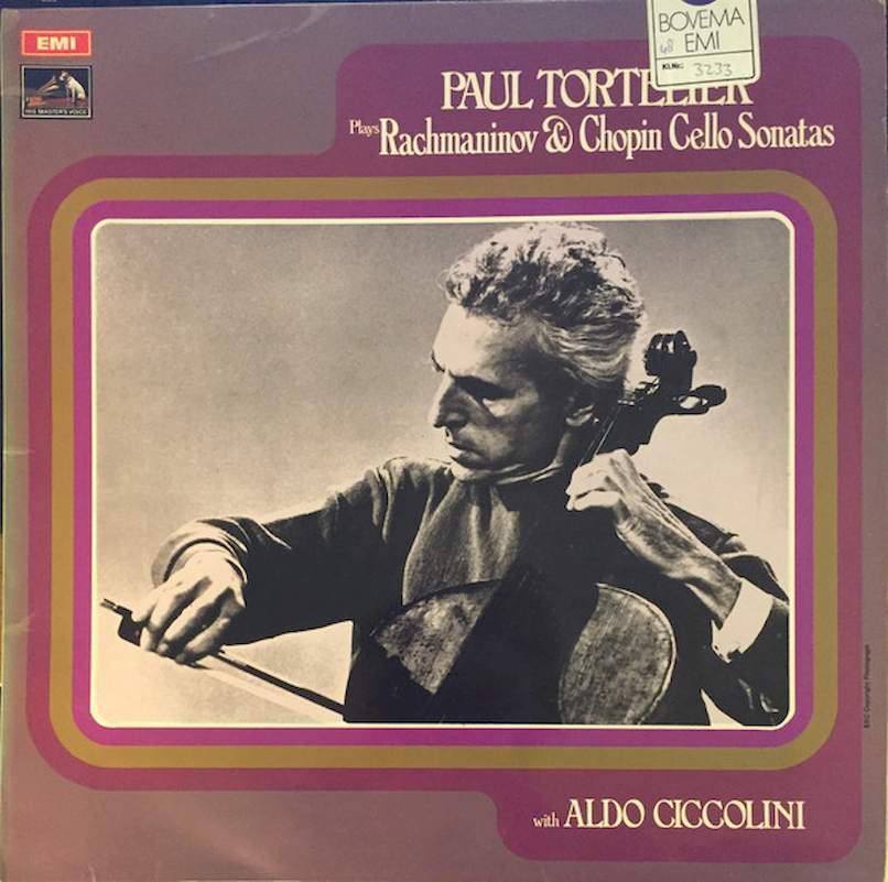 Paul Tortelier, Aldo Ciccolini - Plays Rachmaninov & Chopin Cello Sonatas - LP / Vinyl