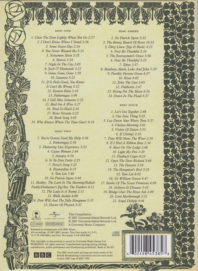Fairport Convention - Live At The BBC - CD