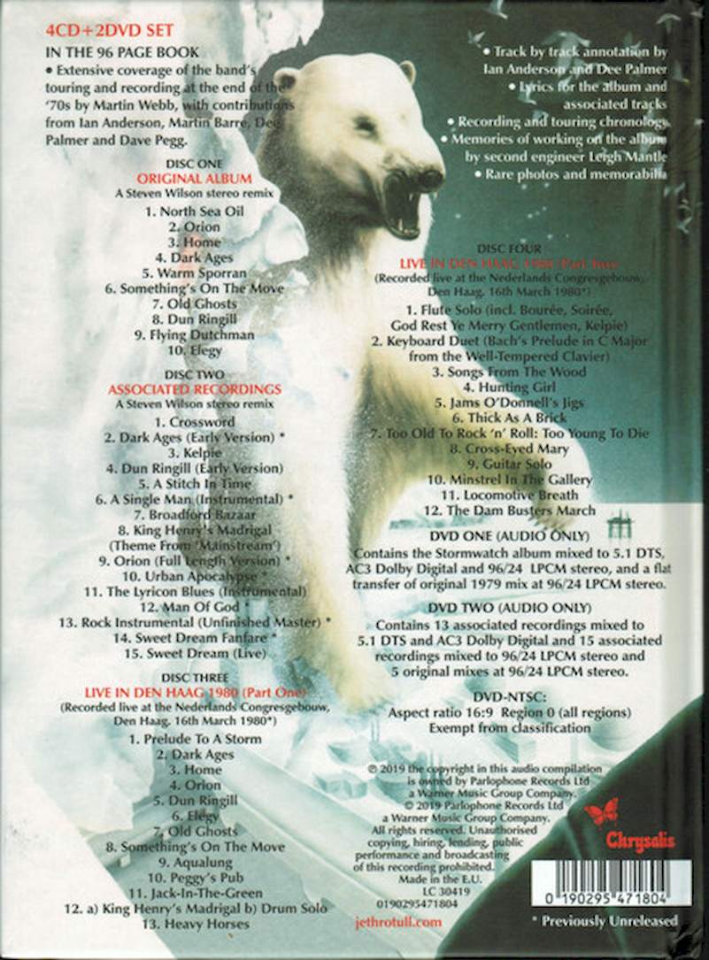 Jethro Tull - Stormwatch ...The 40th Anniversary Force 10 Edition... - CD