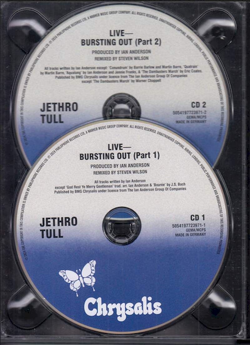 Jethro Tull - Live - Bursting Out (The Inflated Edition) - CD + DVD