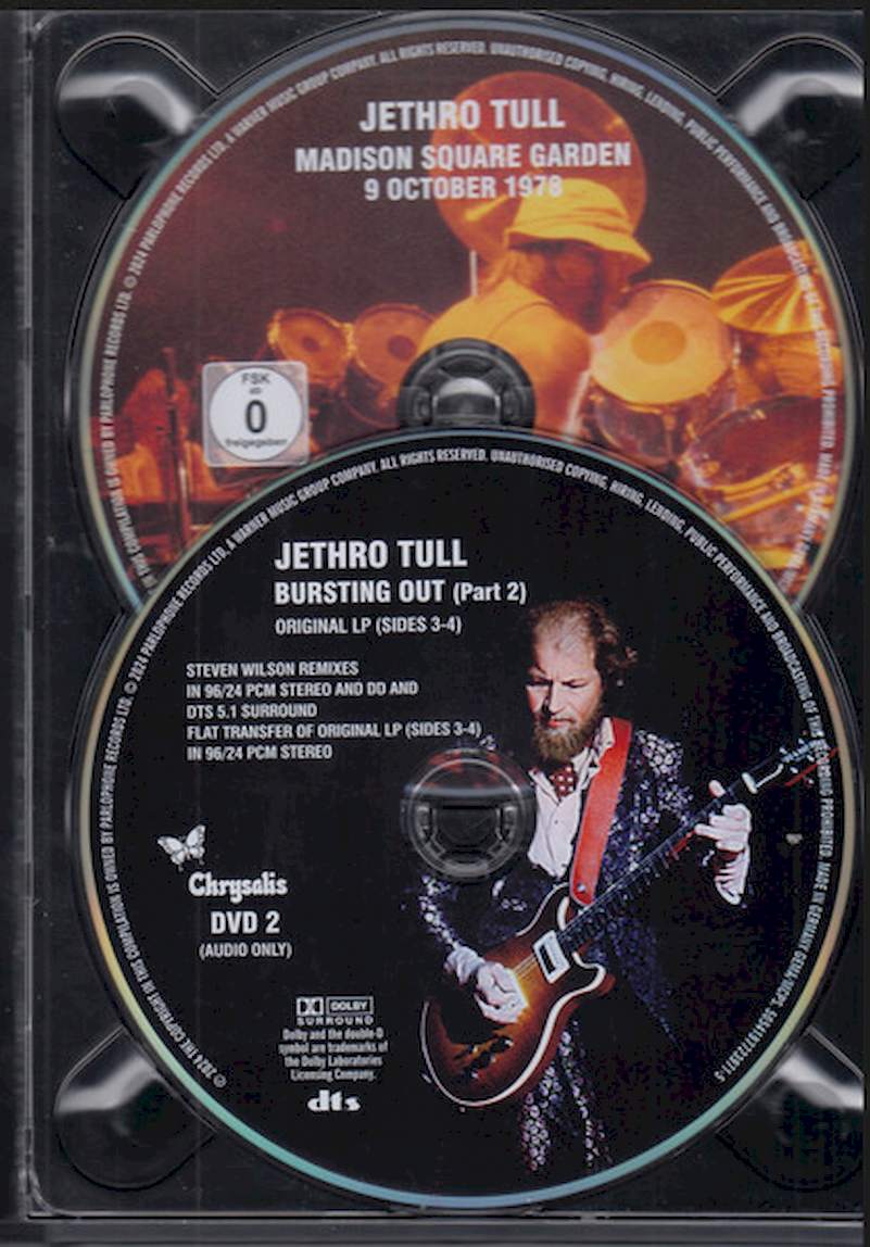 Jethro Tull - Live - Bursting Out (The Inflated Edition) - CD + DVD