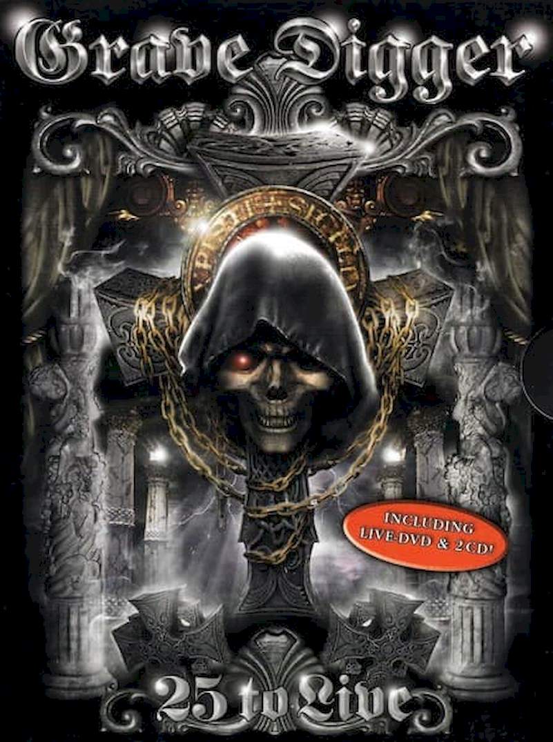 Grave Digger - 25 To Live - DVD