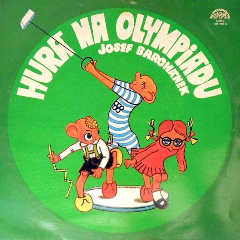 Spejbl & Hurvínek / Josef Barchánek - Hurá Na Olympiádu - LP / Vinyl