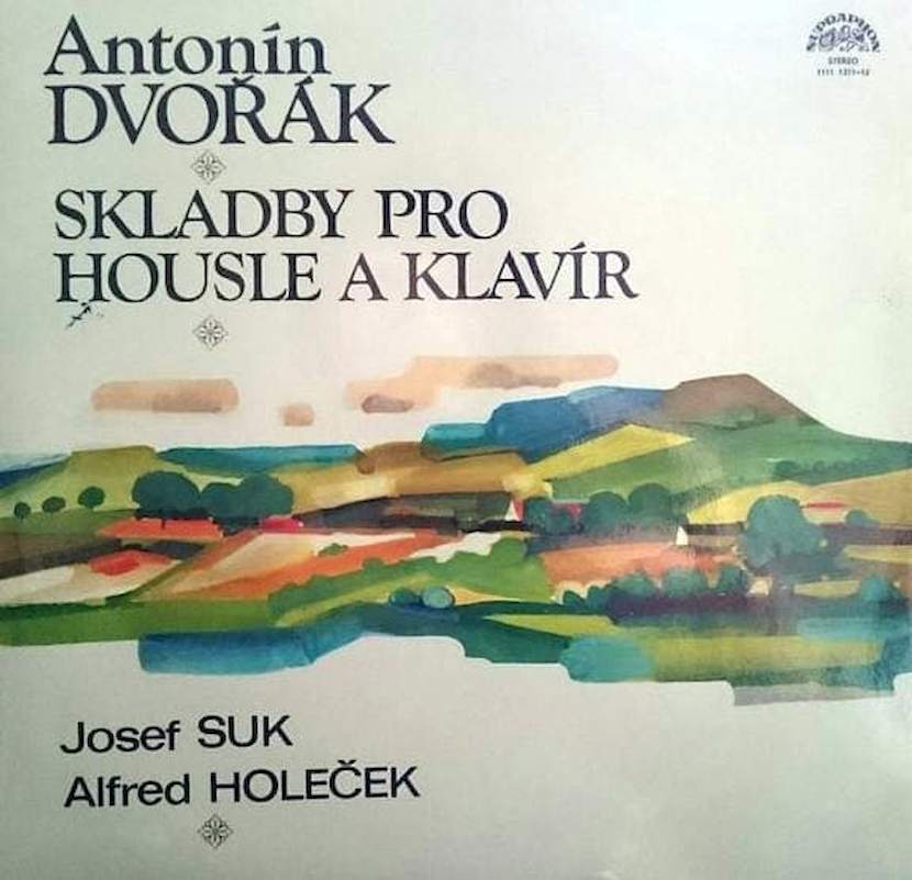 Antonín Dvořák - Josef Suk / Alfred Holeček - Skladby Pro Housle A Klavir - LP