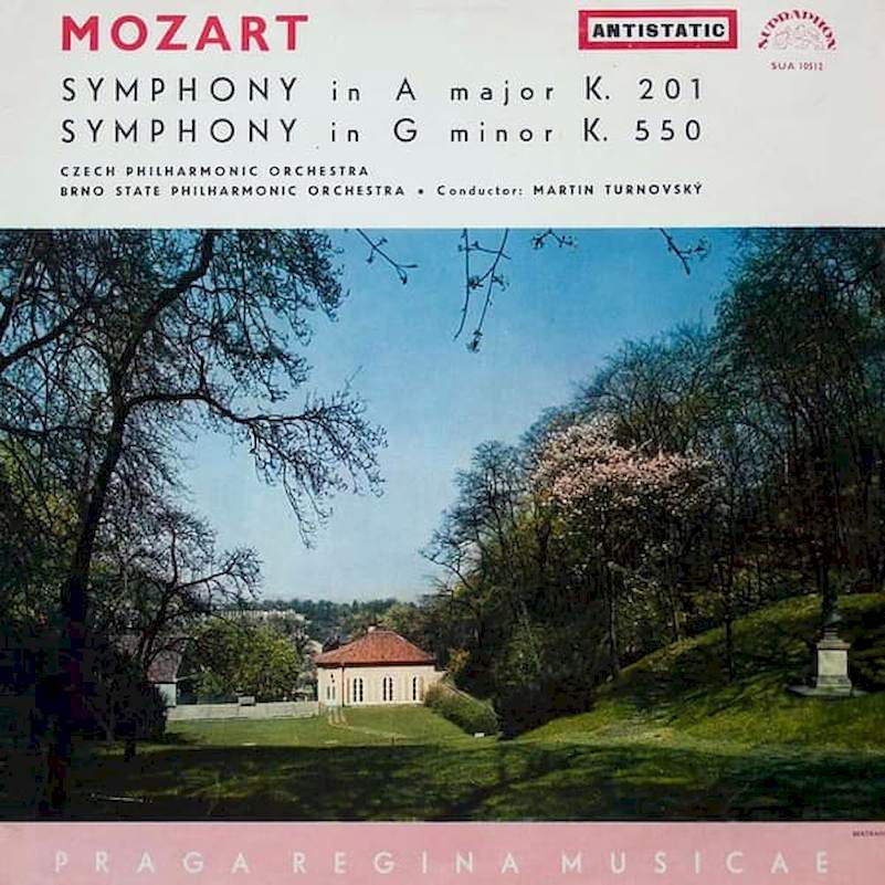 Wolfgang Amadeus Mozart, The Czech Philharmonic Orchestra, Brno State Philharmonic Orchestra, Martin Turnovský - Symphony No. 29 In A Major, K. 201 / Symphony No. 40 In G Minor, K. 550 - LP / Vinyl