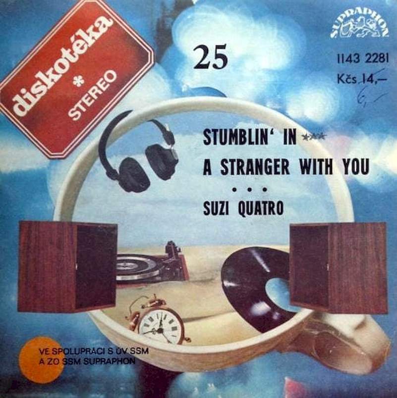 Suzi Quatro - Stumblin' In / A Stranger With You - SP / Vinyl