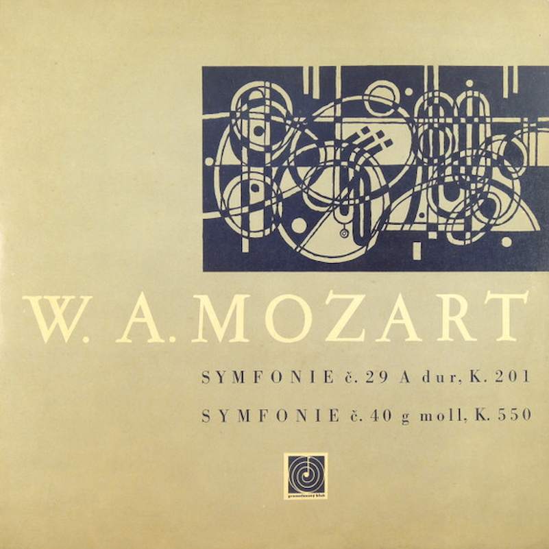 Wolfgang Amadeus Mozart - Symfonie Č. 29 A Dur, K. 201 / Symfonie Č. 40 G Moll, K. 550 - LP / Vinyl