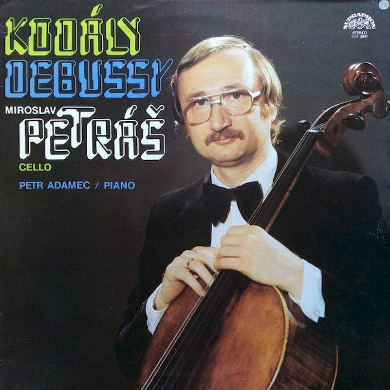 Zoltán Kodály / Claude Debussy, Miroslav Petráš, Petr Adamec - Sonata For Solo Cello, Op. 8 / Sonata In D Minor For Cello And Piano - LP / Vinyl