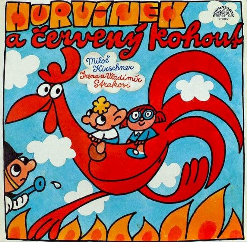 Spejbl & Hurvínek / Miloš Kirschner, Irena A Vladimír Strakovi - Hurvínek A Červený Kohout - LP / vinyl