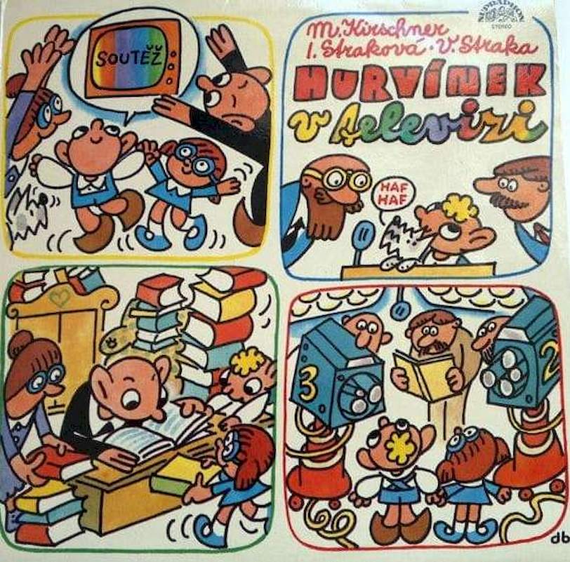 Spejbl & Hurvínek / Miloš Kirschner - Irena Straková - Vladimír Straka - Hurvínek V Televizi - LP / vinyl