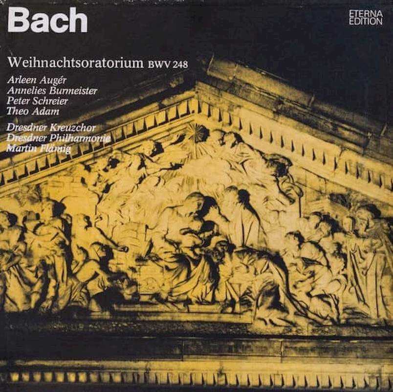 Johann Sebastian Bach, Arleen Auger, Annelies Burmeister, Peter Schreier, Theo Adam, Dresdner Kreuzchor, Dresdner Philharmonie, Martin Flämig - Weihnachtsoratorium BWV 248 - LP / vinyl