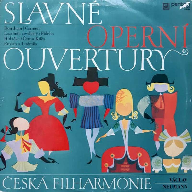 The Czech Philharmonic Orchestra, Václav Neumann - Slavné Operní Ouvertury - LP / vinyl