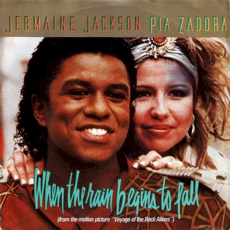 Jermaine Jackson, Pia Zadora - When The Rain Begins To Fall - SP / Vinyl