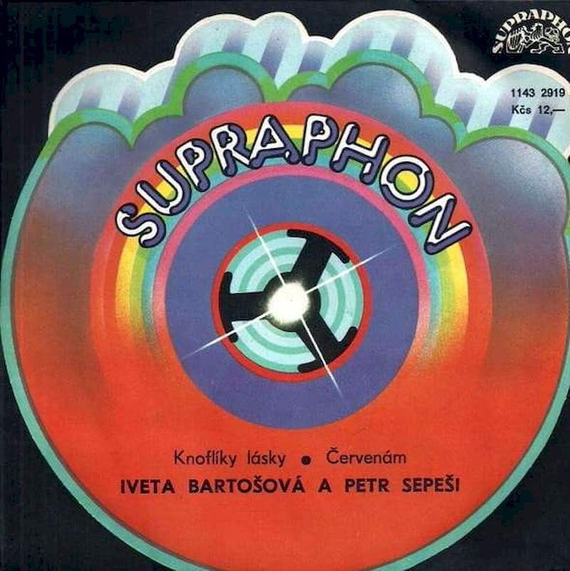 Iveta Bartošová a Petr Sepeši - Knoflíky Lásky - Červenám - SP / Vinyl