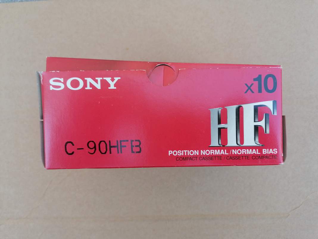 Audio kazeta SONY HF, Normal Bias - 90 min