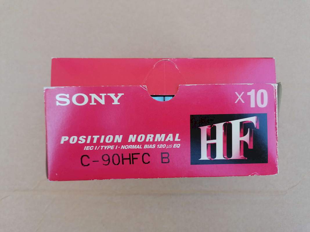 Audio kazeta SONY HF - 90 min