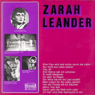 Zarah Leander - Zarah Leander - LP / Vinyl