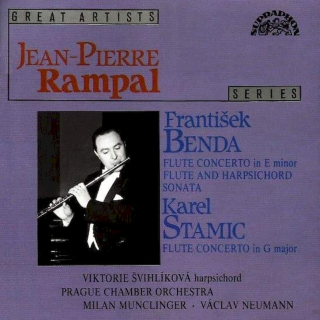Jean-Pierre Rampal, František Benda, Carl Stamitz, Viktorie Švihlíková harpsichord , Prague Chamber Orchestra, Milan Munclinger · Václav Neumann - Flute Concertos - CD