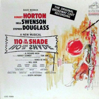 Robert Horton, Inga Swenson And Stephen Douglass - 110 In The Shade (The Original Broadway Cast Recording) - LP / Vinyl