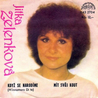 Jitka Zelenková - Když Se Narodíme (M'innamoro Di Te) / Mít Svůj Kout - SP / Vinyl