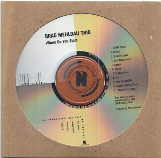 Brad Mehldau Trio - Where Do You Start - CD