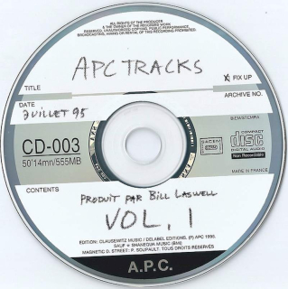 APC - APC Tracks Vol. 1 - CD