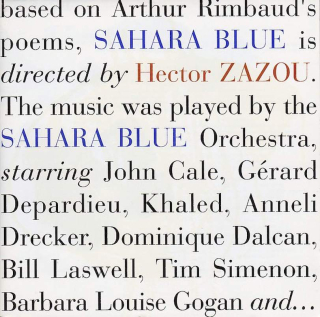 Hector Zazou - Sahara Blue - CD
