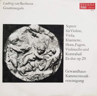 Ludwig Van Beethoven, Gewandhaus-Kammermusikvereinigung - Septett Für Violine, Viola, Klarinette, Horn, Fagott, Violincello Und Kontrabaß Es-dur Op. 20 - LP / Vinyl