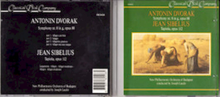 New Philharmonic Orchestra Of Budapest - Antonin Dvorak / Jean Sibelius - CD