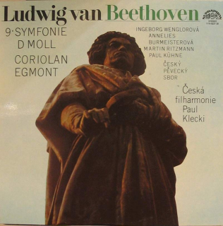 Ludwig van Beethoven, The Czech Philharmonic Orchestra, Paul Kletzki - Symfonie Č. 9 D Moll, S Ódou Na Radost, Op. 125 - LP / Vinyl