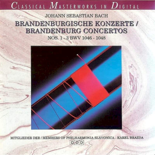 Johann Sebastian Bach - Brandenburgische Konzerte = Brandenburg Concertos Nos. 1 - 3 BWV 1046 - 1048 - CD