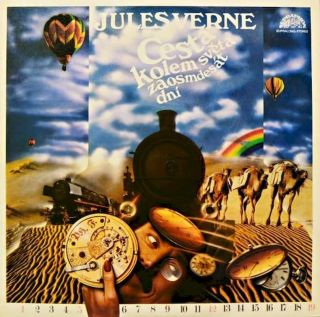 Jules Verne - Cesta Kolem Světa Za Osmdesát Dní - LP