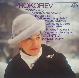 Sergei Prokofiev, Valentina Kameníková - Visions Fugitives, Contes De La Vielle Grand Mere, Sonates Nos 1 Et 3, Suggestion Diabolique - LP / vinyl