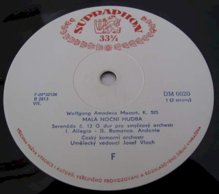 Wolfgang Amadeus Mozart - Malá Noční Hudba / Kouzelná Flétna - EP