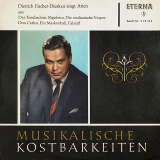 Dietrich Fischer-Dieskau, Giuseppe Verdi - Dietrich Fischer-Dieskau Singt Arien Von Giuseppe Verdi - LP / vinyl