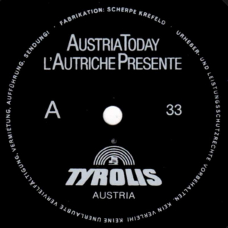 Unknown Artist - Austria Today - L'Autriche Presente  - SP / Vinyl