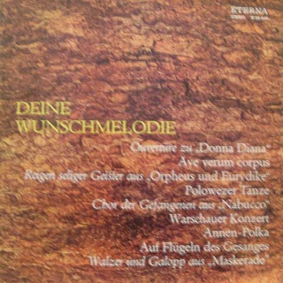 Rundfunkchor Leipzig / Dresdner Philharmonie, Herbert Kegel - Deine Wunschmelodie - LP / vinyl