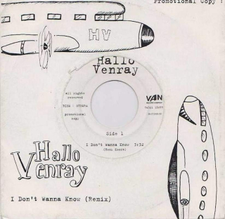 Hallo Venray - I Don't Wanna Know (Remix)  - SP / Vinyl