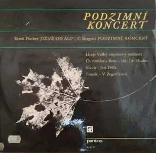 Ernst Fischer | Camillo Bargoni, Richard Addinsell | Zdeněk Fibich, Václav Trojan Hraje Velký Smyčcový Orchestr - Řídí Jiří Hudec Klavír - Jan Těšík Housle - Věra Zegzulková - Podzimní Koncert / Varšavský Koncert - LP / Vinyl