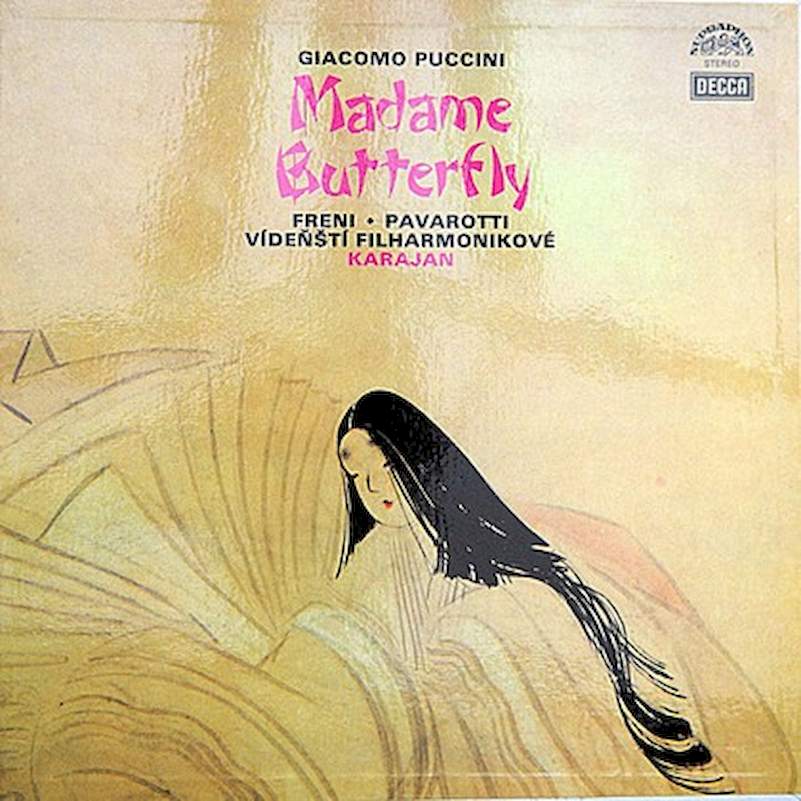 Giacomo Puccini, Mirella Freni, Luciano Pavarotti, Christa Ludwig, Robert Kerns, Wiener Philharmoniker, Herbert von Karajan - Madame Butterfly - LP / Vinyl